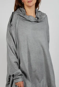 Rundholz Dip Dresses^Sweatshirt Dress in Pencil Cloud