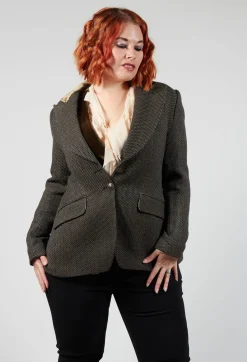T.ba Jackets^Swing Jacket  in Jerex Knit