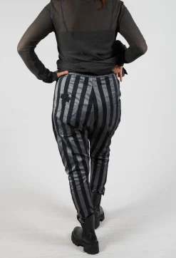 Pluslavie Trousers^T Pant Drop Crotch Trousers in Stripe