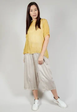 Sanctamuerte Tops^T Shirt in Tinto Freddo Gold