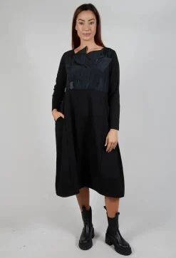Bread and Butter Dresses^Taffata Front Dress in Black