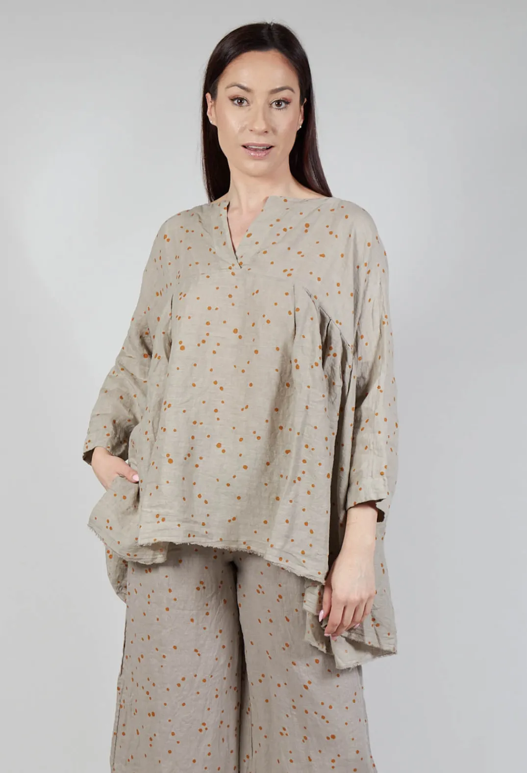 Mama B Shirts & Blouses^Taglio Ls Shirt In Ambra
