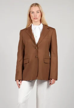 Malloni Jackets|Co-ords & Suits^Tailored Blazer in Granato Tobacco