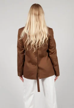 Malloni Jackets|Co-ords & Suits^Tailored Blazer in Granato Tobacco