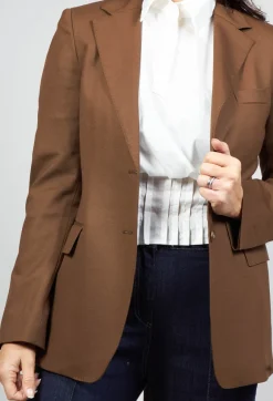 Malloni Jackets|Co-ords & Suits^Tailored Blazer in Granato Tobacco