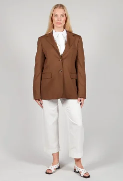 Malloni Jackets|Co-ords & Suits^Tailored Blazer in Granato Tobacco