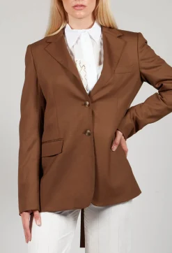 Malloni Jackets|Co-ords & Suits^Tailored Blazer in Granato Tobacco