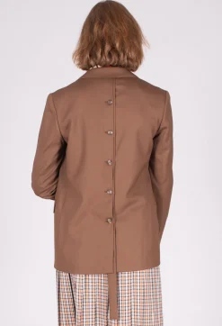 Malloni Jackets|Co-ords & Suits^Tailored Blazer in Granato Tobacco