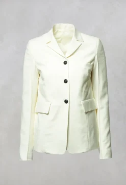 Malloni Jackets^Tailored Blazer in Prehnite Milk