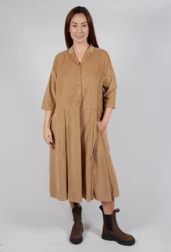 Album Di Famiglia Dresses^Tailored Collar Dress V in Sugar