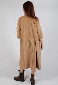 Album Di Famiglia Dresses^Tailored Collar Dress V in Sugar