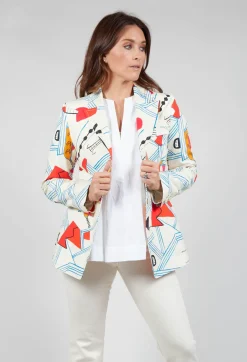 Beatrice B Jackets^Tailored Jacket in Matisse Print