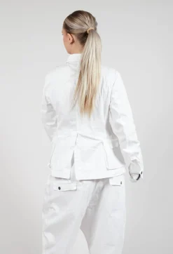 Rundholz Dip Jackets^Tailored Jacket with Notched Collar in Semi Bleach