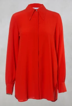 Beatrice B Shirts & Blouses^Tailored Shirt in Orange