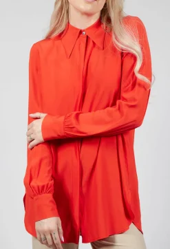 Beatrice B Shirts & Blouses^Tailored Shirt in Orange