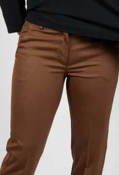 Malloni Co-ords & Suits^Tailored Trousers in Granato Tobacco