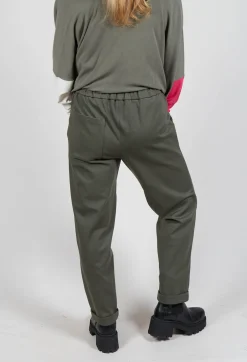 Sarah Pacini Trousers^Tailored Trousers in Kaki
