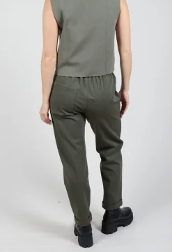 Sarah Pacini Trousers^Tailored Trousers in Kaki