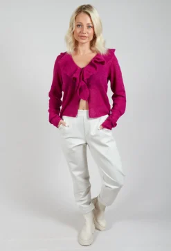Sarah Pacini Trousers^Tailored Trousers in Off White