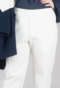 Sarah Pacini Trousers^Tailored Trousers in Off White