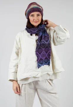 Butapana Scarves^Tama Wool Scarf in Iris