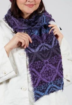 Butapana Scarves^Tama Wool Scarf in Iris