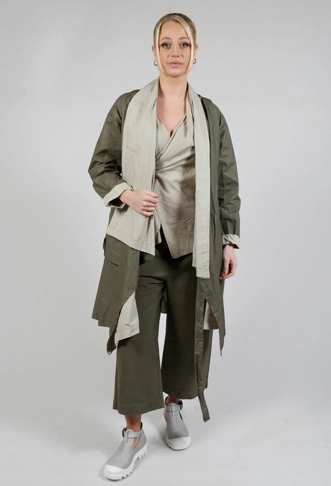 Jayko Coats^Tamale Coat in Argile and Majestic