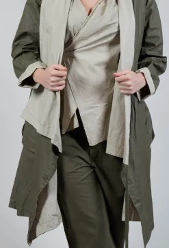 Jayko Coats^Tamale Coat in Argile and Majestic