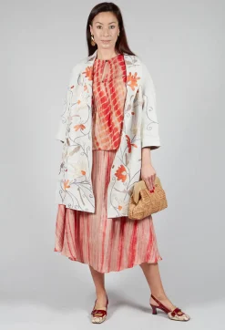 Bianco Levrin Shirts & Blouses^Tana Shirt in Coral and Cream