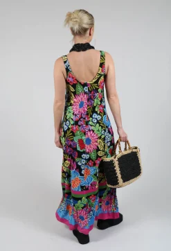 Rene Derhy Dresses^Tayana Dress in Black Floral Print