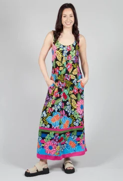 Rene Derhy Dresses^Tayana Dress in Black Floral Print