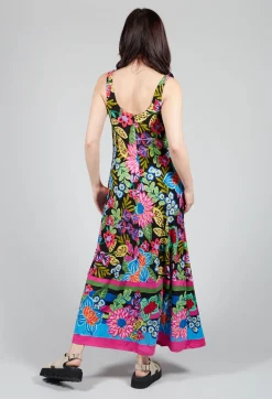 Rene Derhy Dresses^Tayana Dress in Black Floral Print