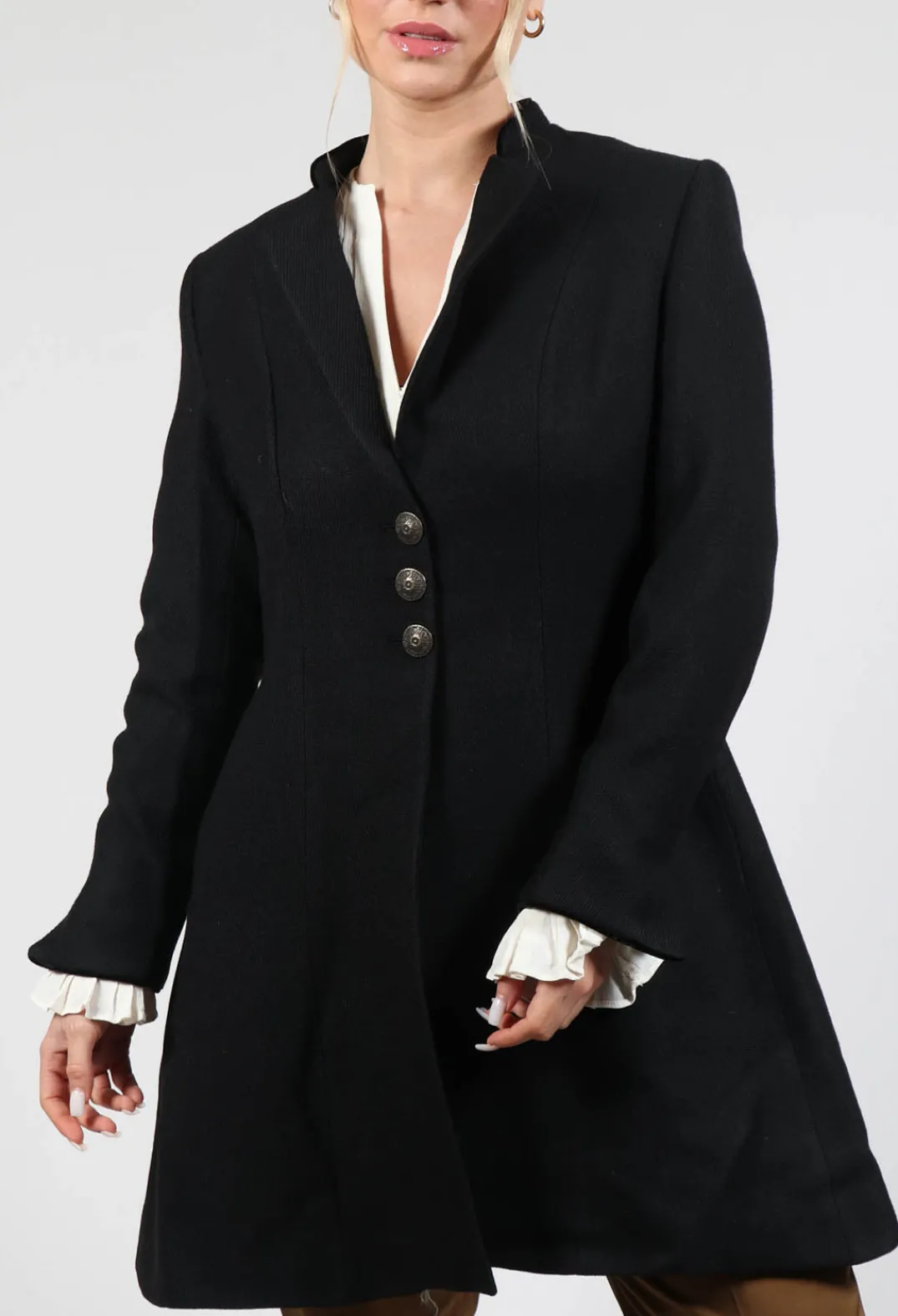 T.ba Coats^Tba Short Coat in Black