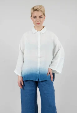 Elemente Clemente Shirts & Blouses^Tege Blouse in Blue Dip Dye