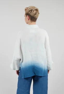 Elemente Clemente Shirts & Blouses^Tege Blouse in Blue Dip Dye
