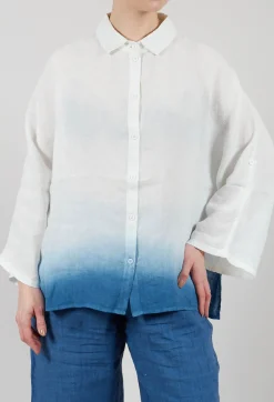 Elemente Clemente Shirts & Blouses^Tege Blouse in Blue Dip Dye