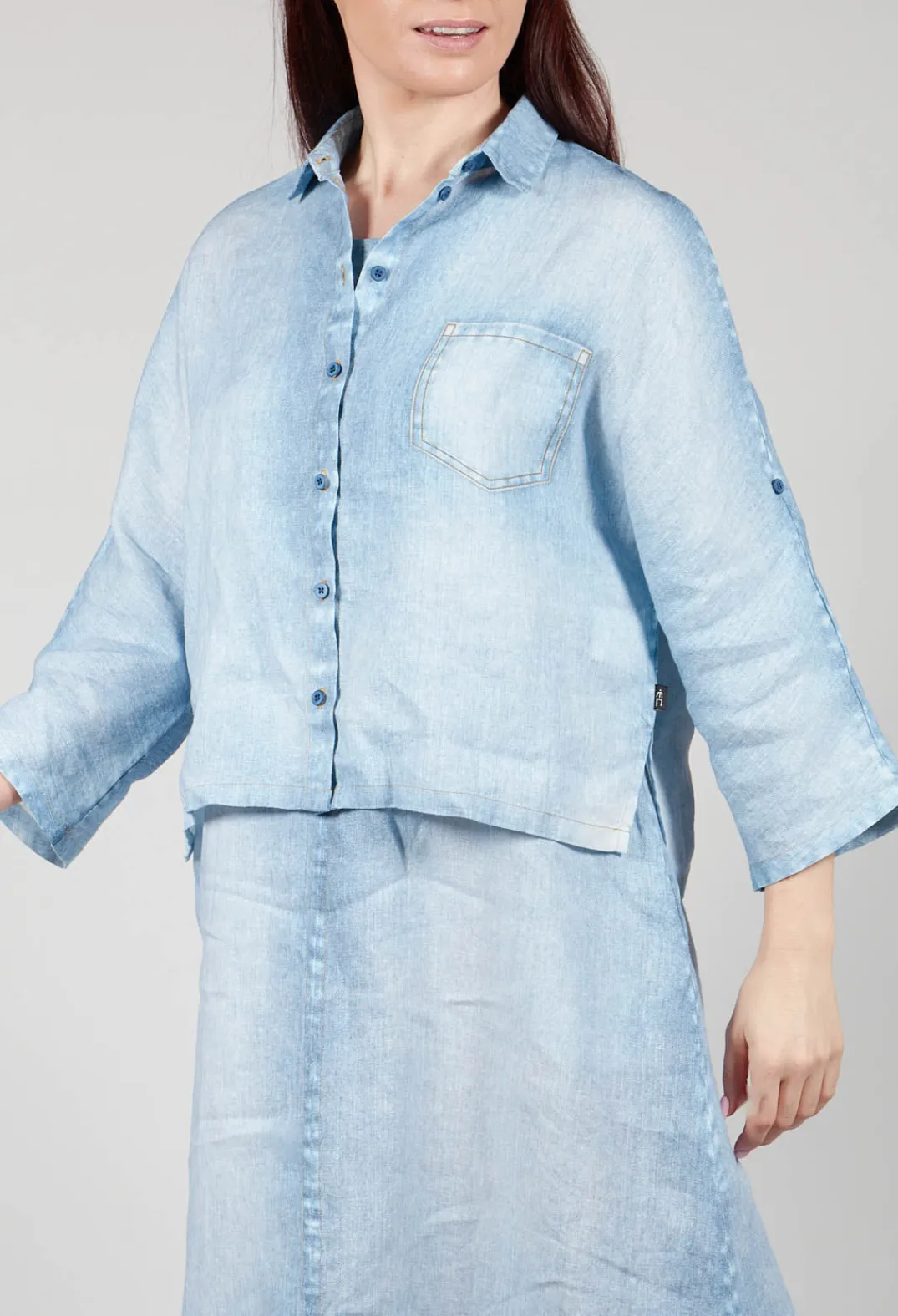 Elemente Clemente Shirts & Blouses^Tege Blouse in Denim