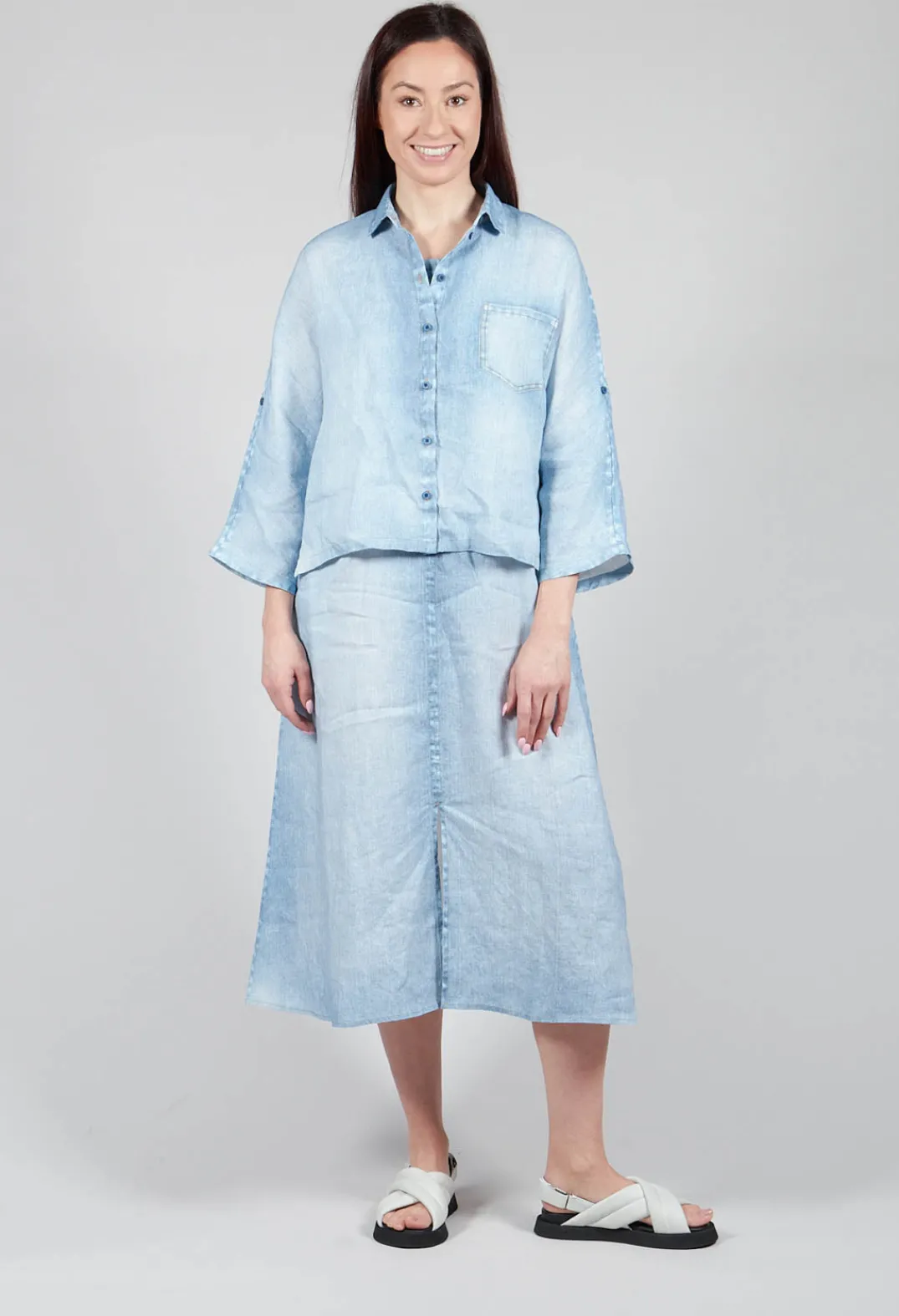 Elemente Clemente Shirts & Blouses^Tege Blouse in Denim