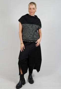 Xenia Design Tops^Tema Top in Black with White