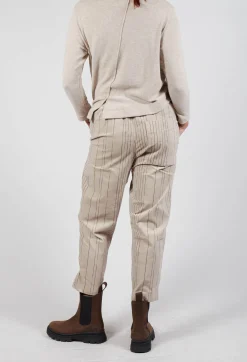 Mama B Trousers^Terra PR Trousers in Tpins Gesso