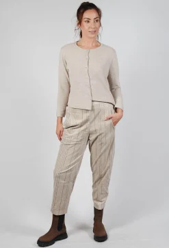Mama B Trousers^Terra PR Trousers in Tpins Gesso