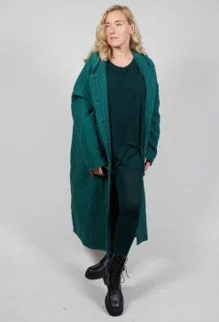 Privatsachen Coats^Terrat Textured Coat in Fidel Green