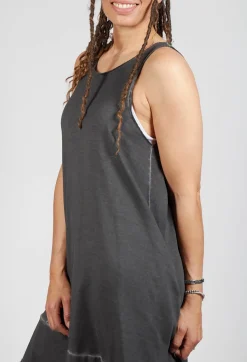 Pluslavie Dresses^Terry Dress in Asphalt