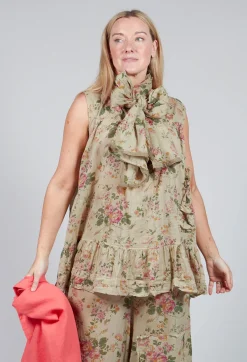 Les Ours Tops^Teva Top in Almond Flowers