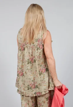 Les Ours Tops^Teva Top in Almond Flowers