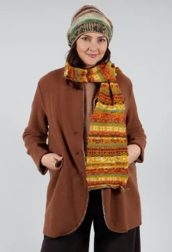 Butapana Scarves^Textile Wool Scarf in Apricot