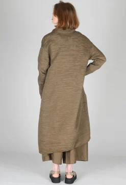 Tadashi Coats^Textured Geometric Coat in Ciocca