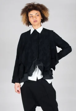 Bread and Butter Jackets^Textured Jacket in Black