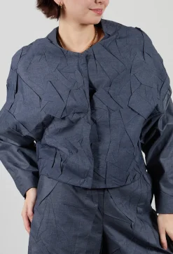 Stefano Mortari Jackets^Textured Jacket in Blue