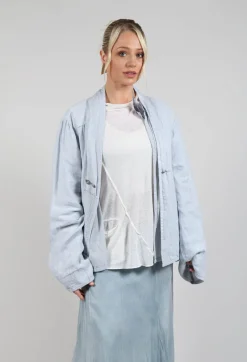Umit Unal Jackets^Textured Jacket in Original Cool Blue